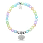 HELP by TJ Angel Wings Charm with Multi Selenite Charity Bracelet