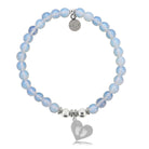 HELP by TJ Baby Feet Charm with Opalite Charity Bracelet