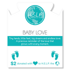 HELP by TJ Baby Love Charm with Multi Amazonite Charity Bracelet