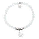 HELP by TJ Baby Love Charm with White Crystal Charity Bracelet
