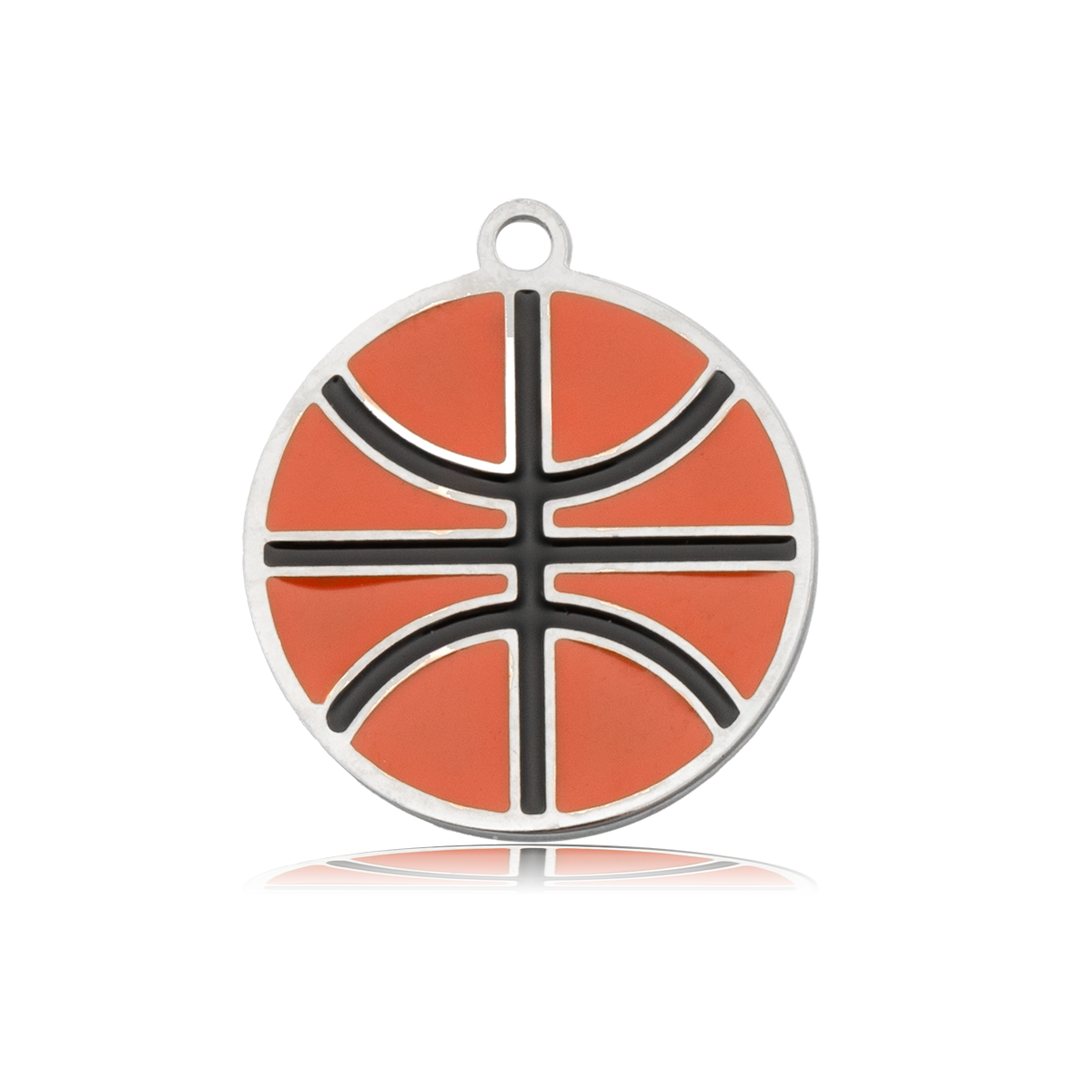 HELP by TJ Basketball Charm with Blue Zebra Jade Charity Bracelet