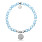 HELP by TJ Besties Charm with Blue Selenite Charity Bracelet