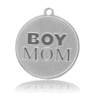 HELP by TJ Boy Mom Charm with Mountain Blue Jade Charity Bracelet