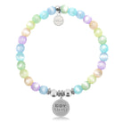 HELP by TJ Boy Mom Charm with Multi Selenite Charity Bracelet