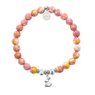 HELP by TJ Bunny Charm with Lemonade Jade Charity Bracelet