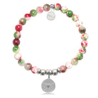 HELP by TJ Butterfly Charm with Holiday Jade Charity Bracelet