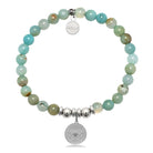 HELP by TJ Butterfly Charm with Multi Amazonite Charity Bracelet