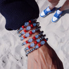 HELP by TJ Capeology x H.E.L.P. Ray of Hope Americana Stacker Charity Bracelet