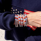 HELP by TJ Capeology x H.E.L.P. Ray of Hope Americana Stacker Charity Bracelet