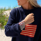 HELP by TJ Capeology x H.E.L.P. Ray of Hope Americana Stacker Charity Bracelet