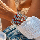 HELP by TJ Capeology x H.E.L.P. Ray of Hope Americana Stacker Charity Bracelet