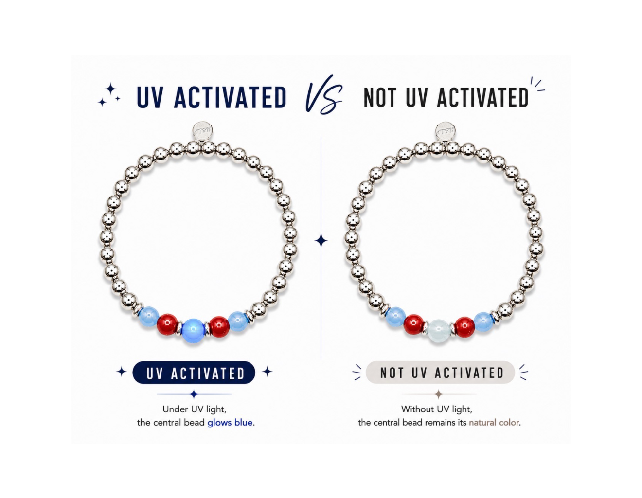 HELP by TJ Capeology x H.E.L.P. Ray of Hope Americana Stacker Charity Bracelet
