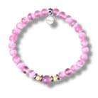 HELP by TJ Capeology x H.E.L.P. Ray of Hope Pink Selenite Stacker Charity Bracelet