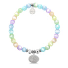 HELP by TJ Cardinal Charm with Multi Selenite Charity Bracelet