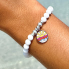 HELP by TJ Caroline x H.E.L.P. Sun Soul Charm with White Jade Charity Bracelet