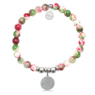 HELP by TJ Cat Mom Charm with Holiday Jade Charity Bracelet