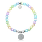 HELP by TJ Cat Mom Charm with Multi Selenite Charity Bracelet