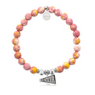 HELP by TJ Cheer Charm with Lemonade Jade Charity Bracelet