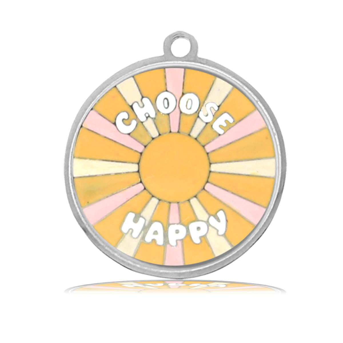 HELP by TJ Choose Happy Charm with Kaleidoscope Crystal Charity Bracelet