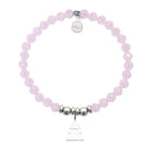 HELP by TJ Christmas Tree Charm with Pink Crystal Charity Bracelet