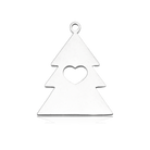 HELP by TJ Christmas Tree Charm with Purple Cats Eye Charity Bracelet