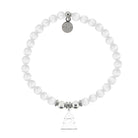 HELP by TJ Christmas Tree Charm with White Cats Eye Charity Bracelet