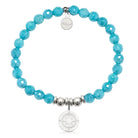 HELP by TJ Compass Rose Charm with Blue Amazonite Charity Bracelet