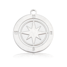 HELP by TJ Compass Rose Charm with Cherry Jade Charity Bracelet