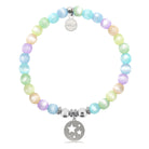 HELP by TJ Congratulations Charm with Multi Selenite Charity Bracelet