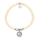 HELP by TJ Congratulations Charm with Natural Selenite Charity Bracelet