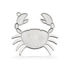 HELP by TJ Crab Charm with Black Crystal Charity Bracelet