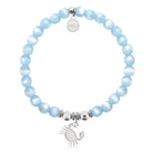 HELP by TJ Crab Charm with Blue Selenite Charity Bracelet