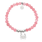 HELP by TJ Crab Charm with Cherry Jade Charity Bracelet