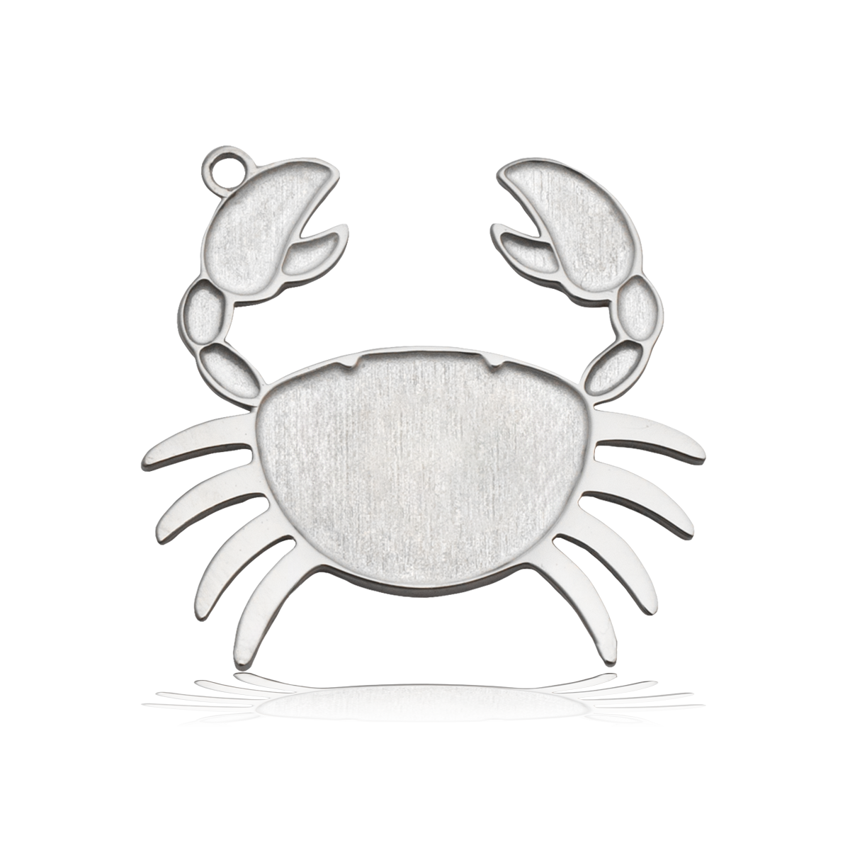 HELP by TJ Crab Charm with Grey Stripe Agate Charity Bracelet