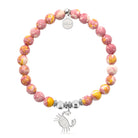 HELP by TJ Crab Charm with Lemonade Jade Charity Bracelet