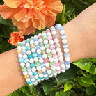 HELP by TJ Cradles to Crayons Charity Stacker: Kaleidoscope Crystal & White Jade