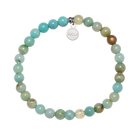 HELP by TJ Creativity Stacker Bracelet with Multi Amazonite Beads