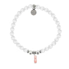 HELP by TJ Dancer Charm with White Cats Eye Charity Bracelet