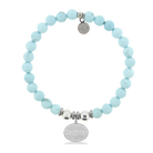 HELP by TJ Daughter Charm with Larimar Magnesite Charity Bracelet