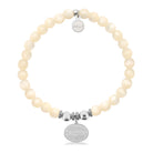 HELP by TJ Daughter Charm with Natural Selenite Charity Bracelet