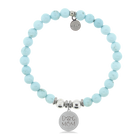 HELP by TJ Dog Mom Charm with Larimar Magnesite Charity Bracelet