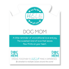 HELP by TJ Dog Mom Charm with Larimar Magnesite Charity Bracelet