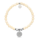 HELP by TJ Dog Mom Charm with Natural Selenite Charity Bracelet