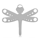 HELP by TJ Dragonfly Charm with Green Crystal Charity Bracelet