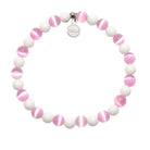 HELP by TJ Ellie Fund Charity Stacker: Pink Selenite & White Jade