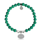 HELP by TJ Evil Eye Charm with Green Howlite Charity Bracelet