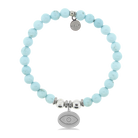 HELP by TJ Evil Eye Charm with Larimar Magnesite Charity Bracelet