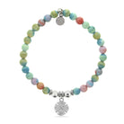 HELP by TJ Fire and Rescue Charm with Pastel Jade Charity Bracelet