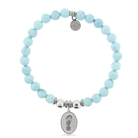 HELP by TJ Flip Flop Charm with Larimar Magnesite Charity Bracelet