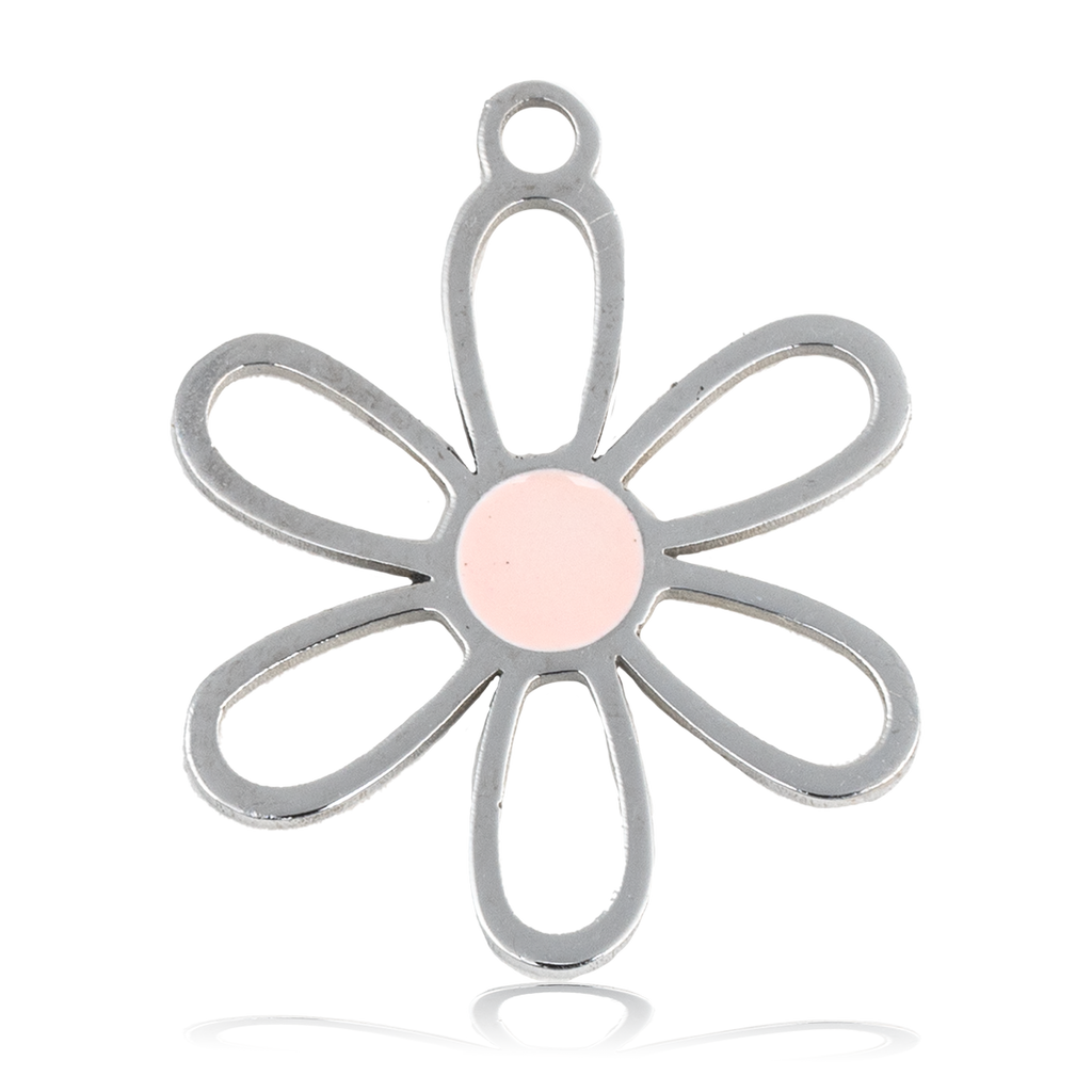 HELP by TJ Flower Charm with Kaleidoscope Crystal Charity Bracelet